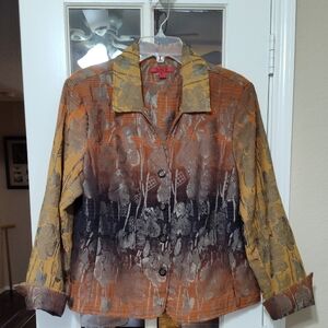 Joni B Women's Multicolor Jacket, XL